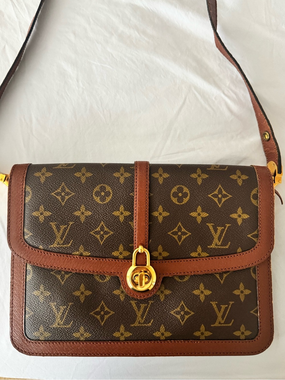 Louis Vuitton Brown Monogram Crossbody Bag